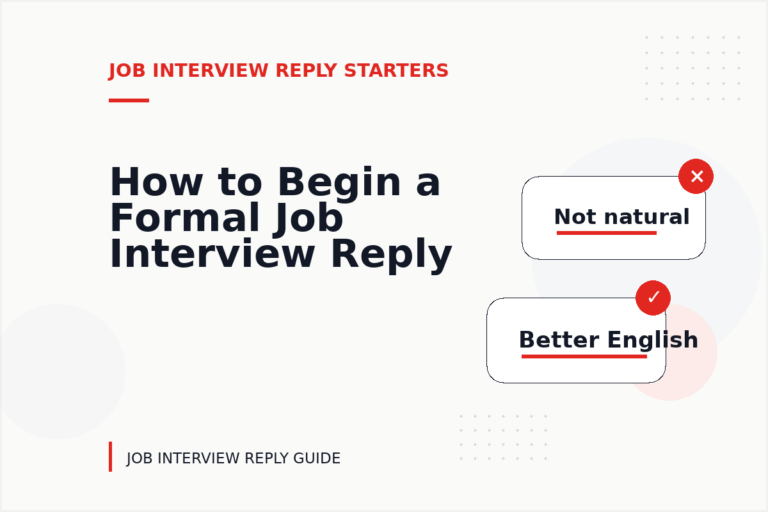 How to Begin a Formal Job Interview Reply How to Begin a Formal Job Interview Reply