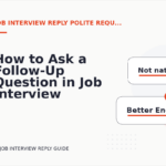 How to Ask a Follow-Up Question in Job Interview Reply English