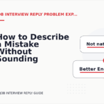 How to Describe a Mistake Without Sounding Rude in Job Interview Reply English