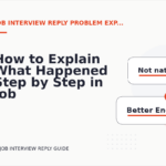 How to Explain What Happened Step by Step in Job Interview Reply English