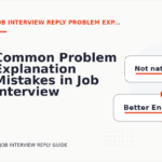 Common Problem Explanation Mistakes in Job Interview Reply English