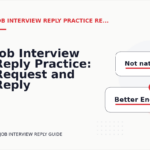 Job Interview Reply Practice: Request and Reply Examples