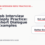 Job Interview Reply Practice: Short Dialogue Examples