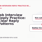 Job Interview Reply Practice: Clear Reply Patterns