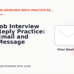 Job Interview Reply Practice: Email and Message Examples