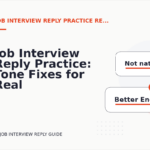 Job Interview Reply Practice: Tone Fixes for Real Situations